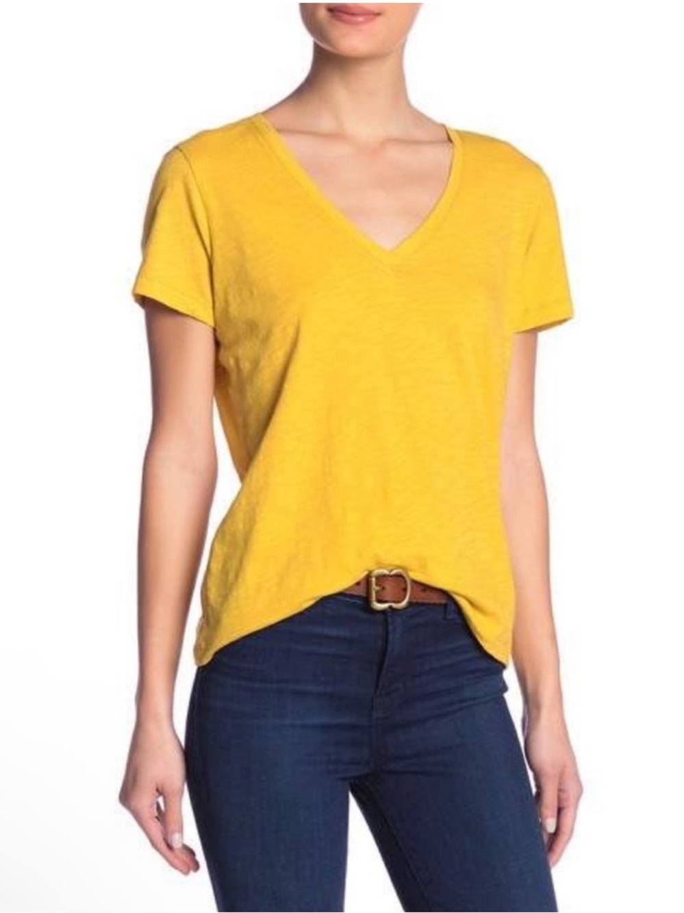 Madewell V-Neck Short Sleeve Tee M